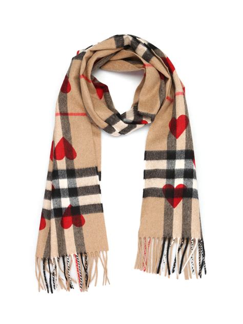 burberry wollschal herzen|burberry cashmere scarf.